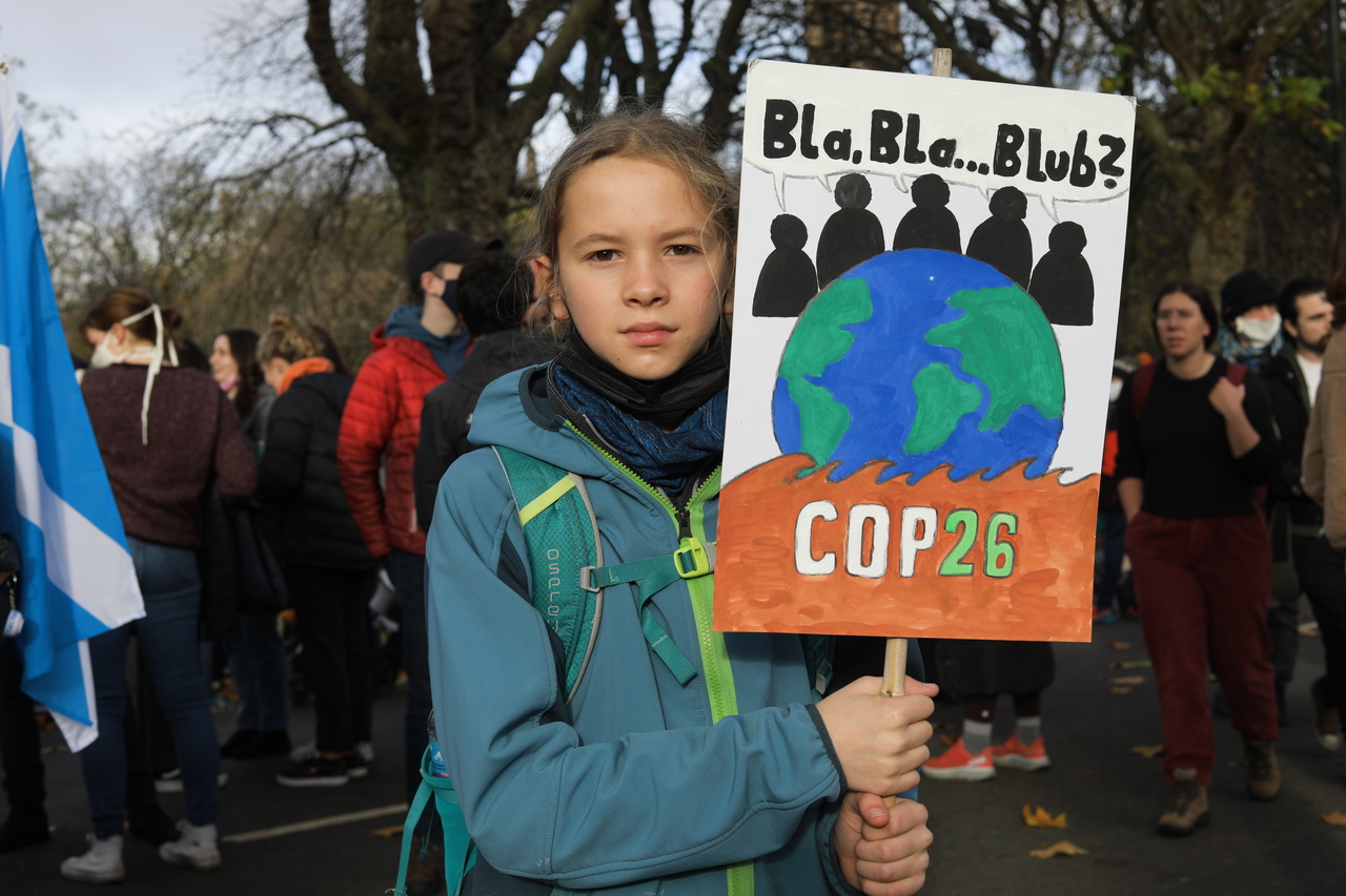 【前進COP26】直擊青年氣候遊行 11歲生罷課:我的未來是水災野火