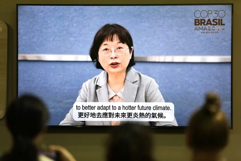 COP30直擊／氣候署長登峰會綠區演講 宣示台灣對抗升溫不落人後