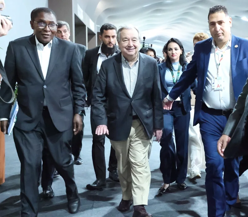 COP30直擊／聯合國秘書長趕赴貝倫 促各國守住1.5°C、脫離化石燃料