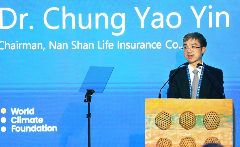南山董座尹崇堯登「世界氣候高峰會」演講 籲強化脆弱族群的氣候韌性