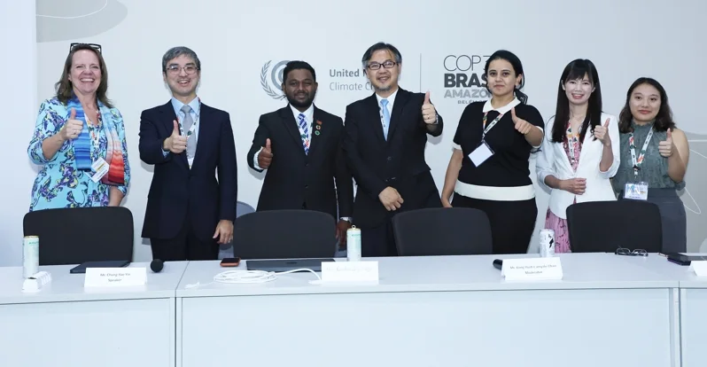 COP30／台灣講者登藍區 談建構脆弱族群韌性、公正轉型議題